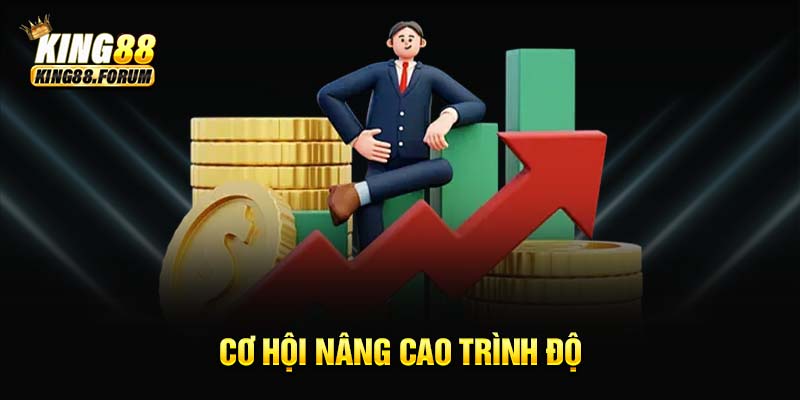 Nhân viên có cơ hội tham gia các khóa đào tạo để nâng cao năng lực