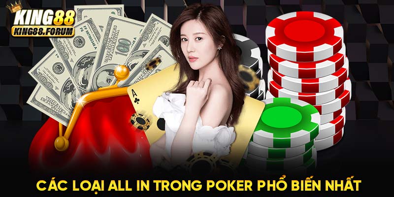 Vận dụng chiến thuật all in trong Poker nâng cao khả năng chiến thắng