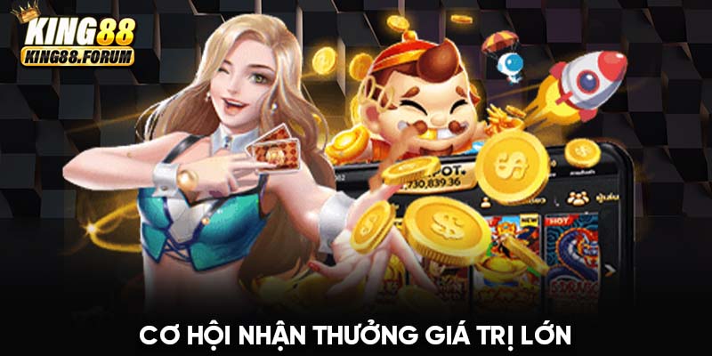 Cơ chế jackpot khủng lên đến hàng tỷ đồng khi chơi nổ hũ Thần Tài